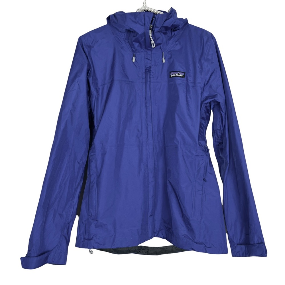 Patagonia Rain Jacket purple blue color small